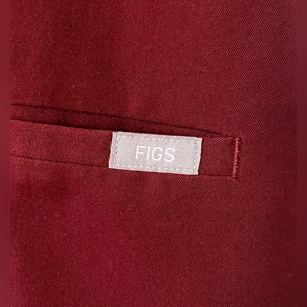 Figs Women's Maroon/Burgundy Scrub SET | XS/ST - Picture 5 of 10